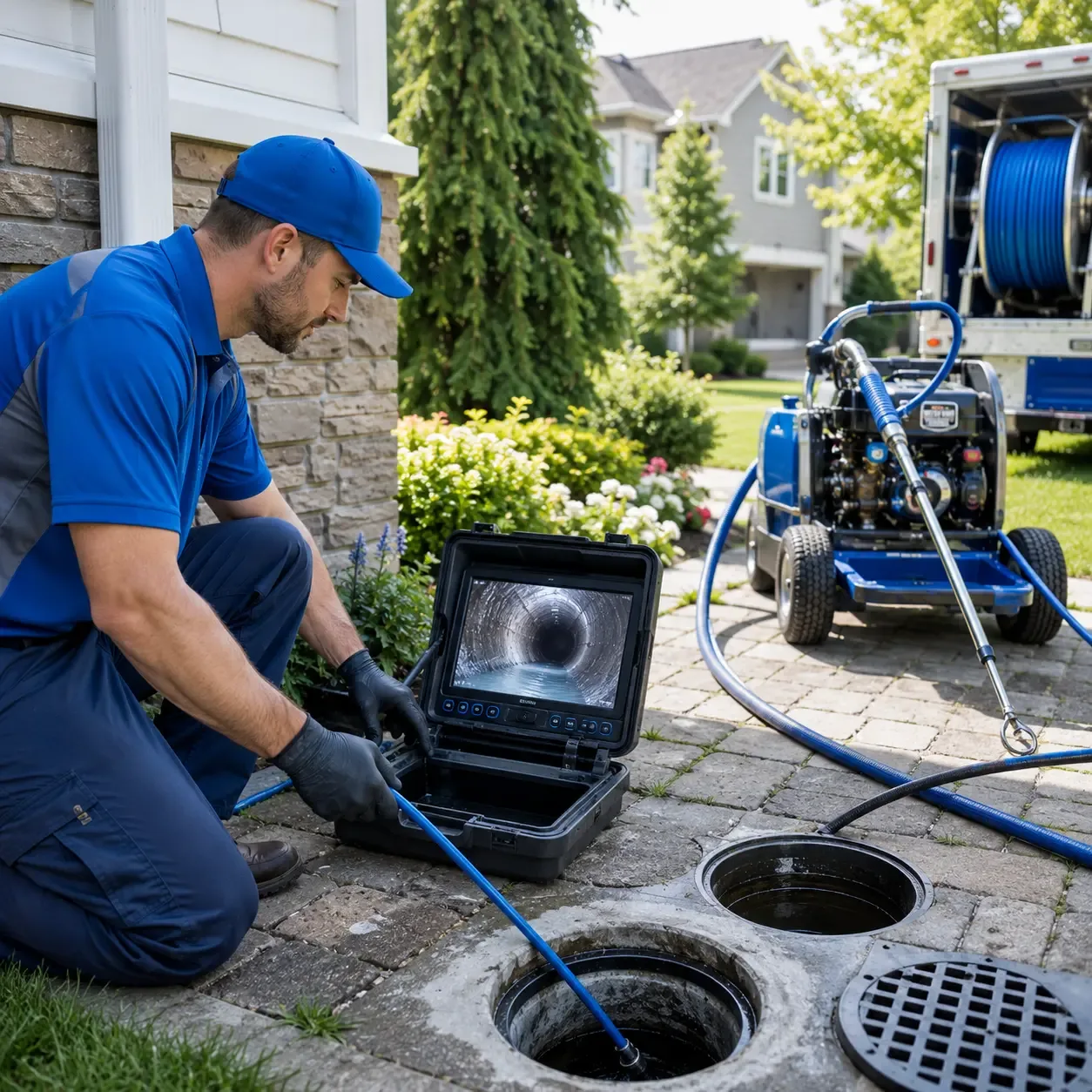 Outdoor drain cleaning professionals serving Mexico, NY